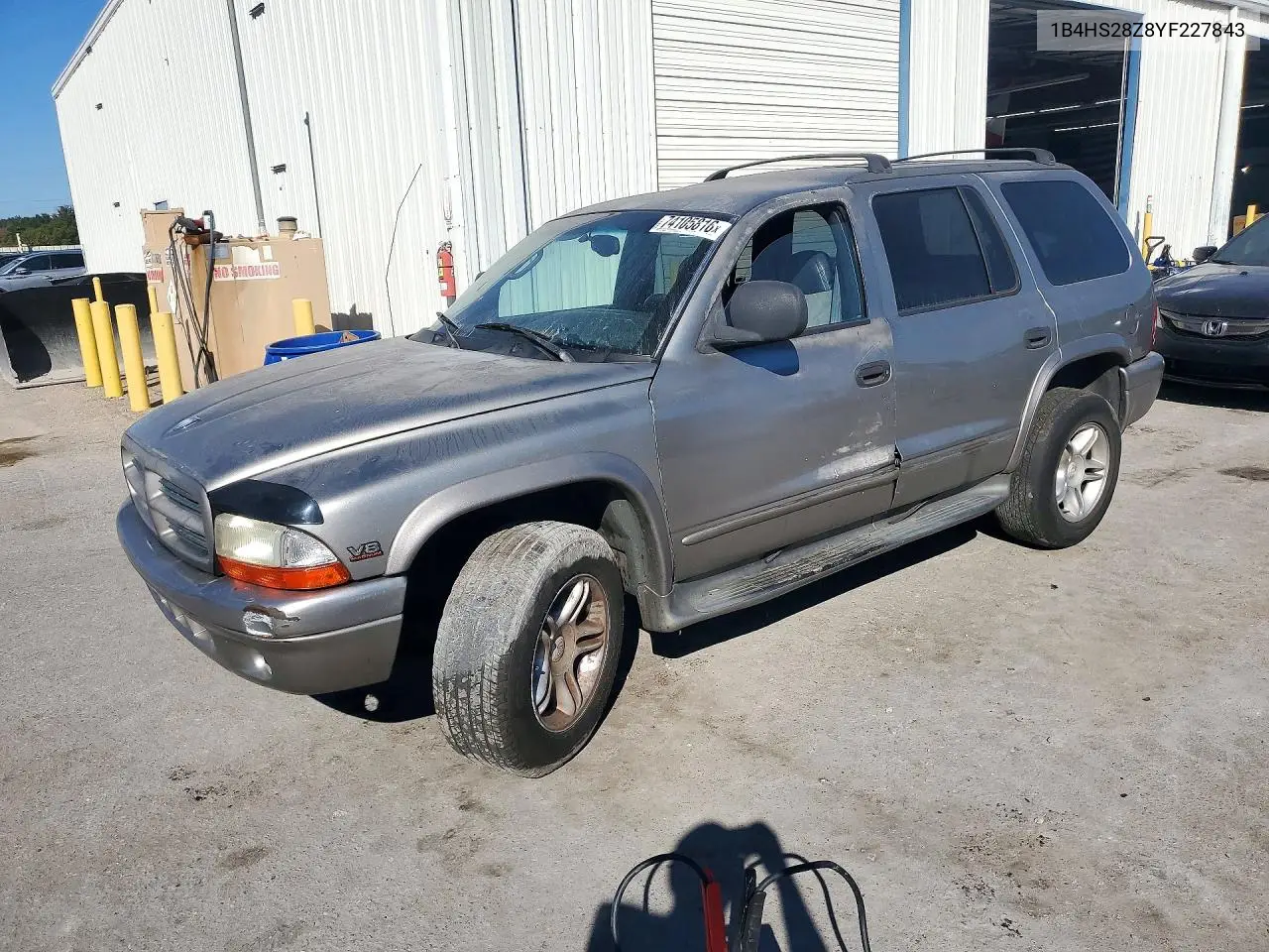DODGE DURANGO 2000, VIN 1B4HS28Z8YF227843
