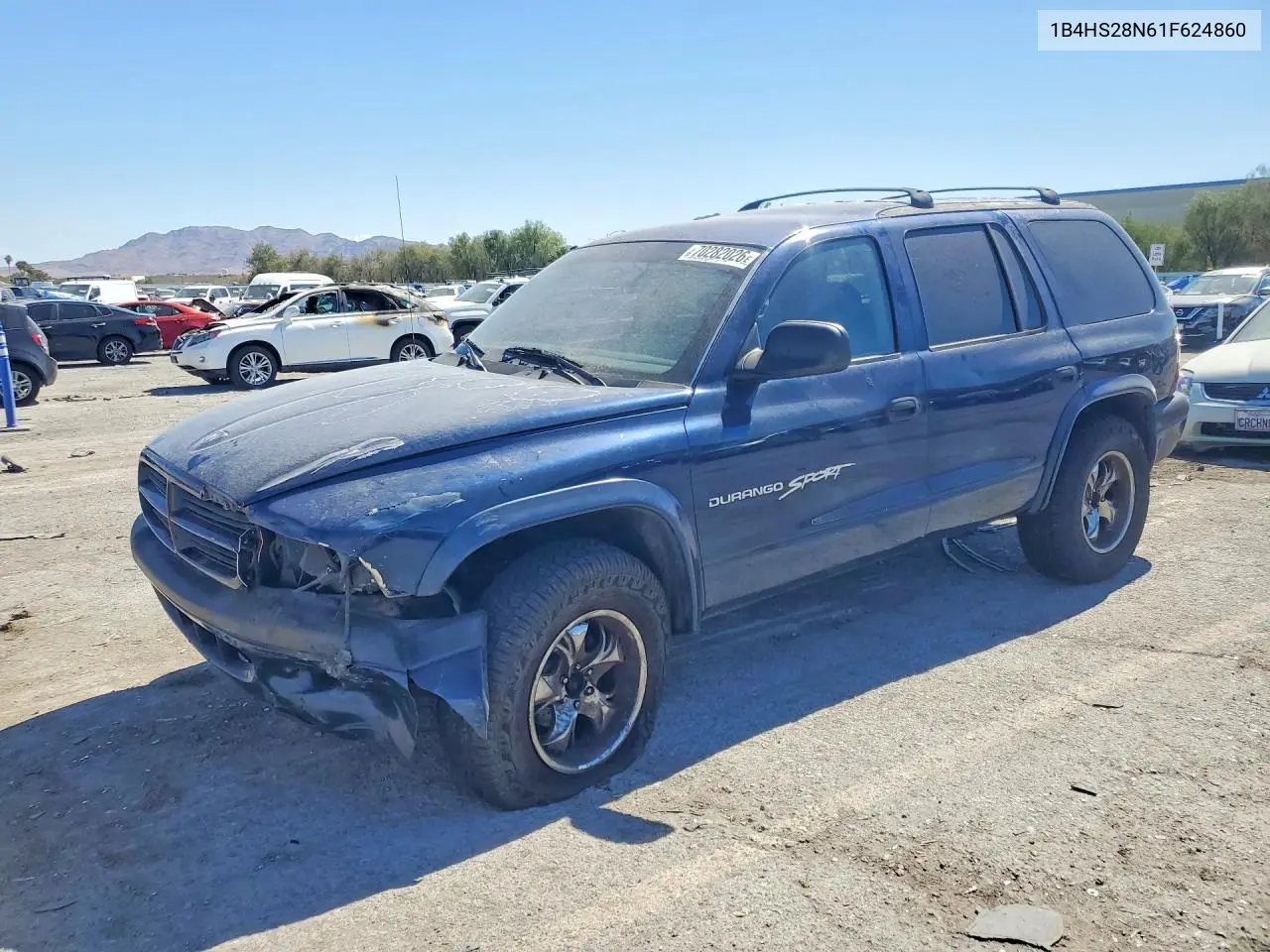 DODGE DURANGO 2001, VIN 1B4HS28N61F624860