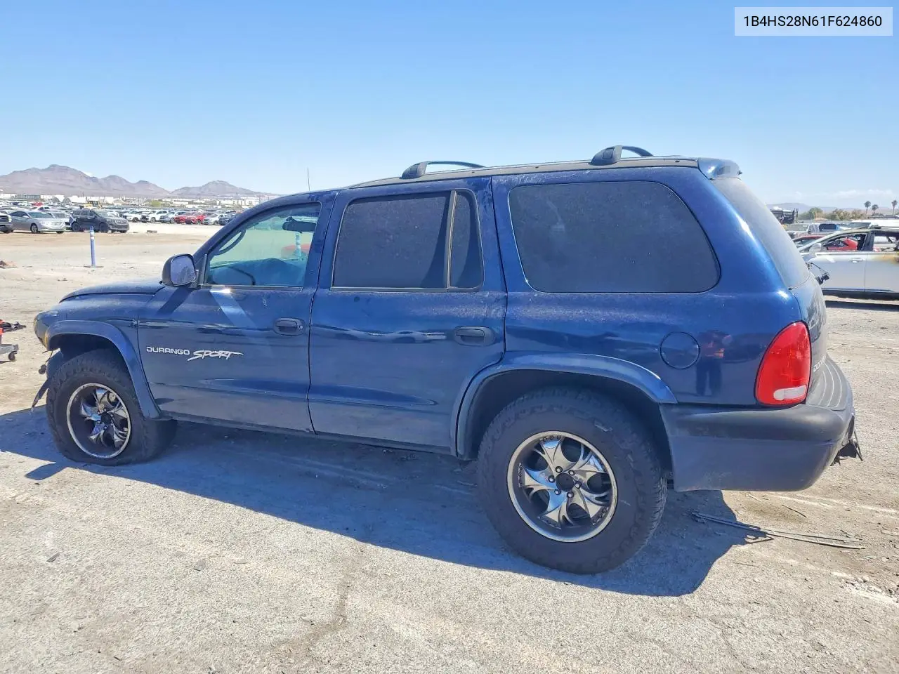 2001 DODGE DURANGO VIN 1B4HS28N61F624860 — фото 2