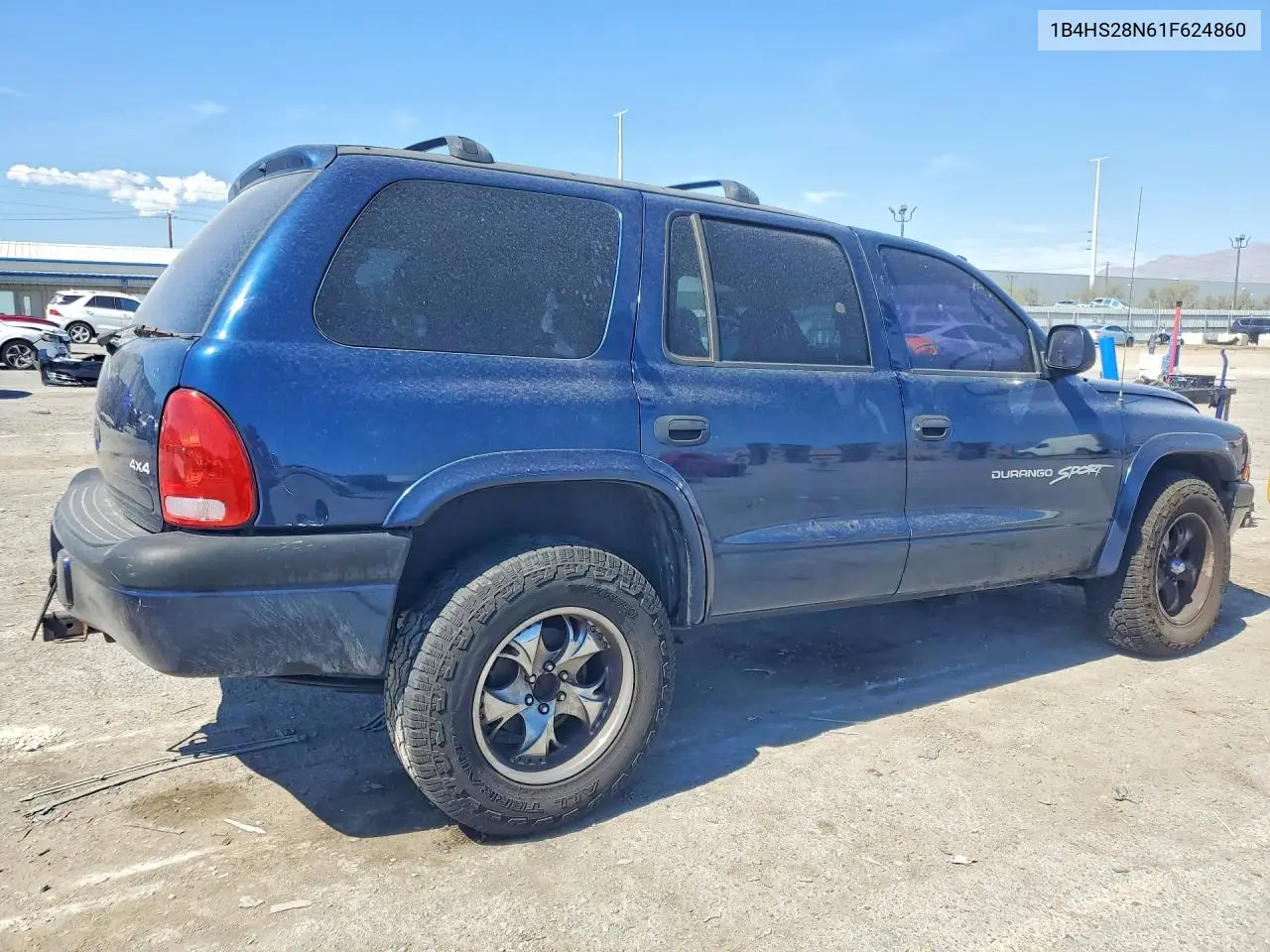 2001 DODGE DURANGO VIN 1B4HS28N61F624860 — фото 3