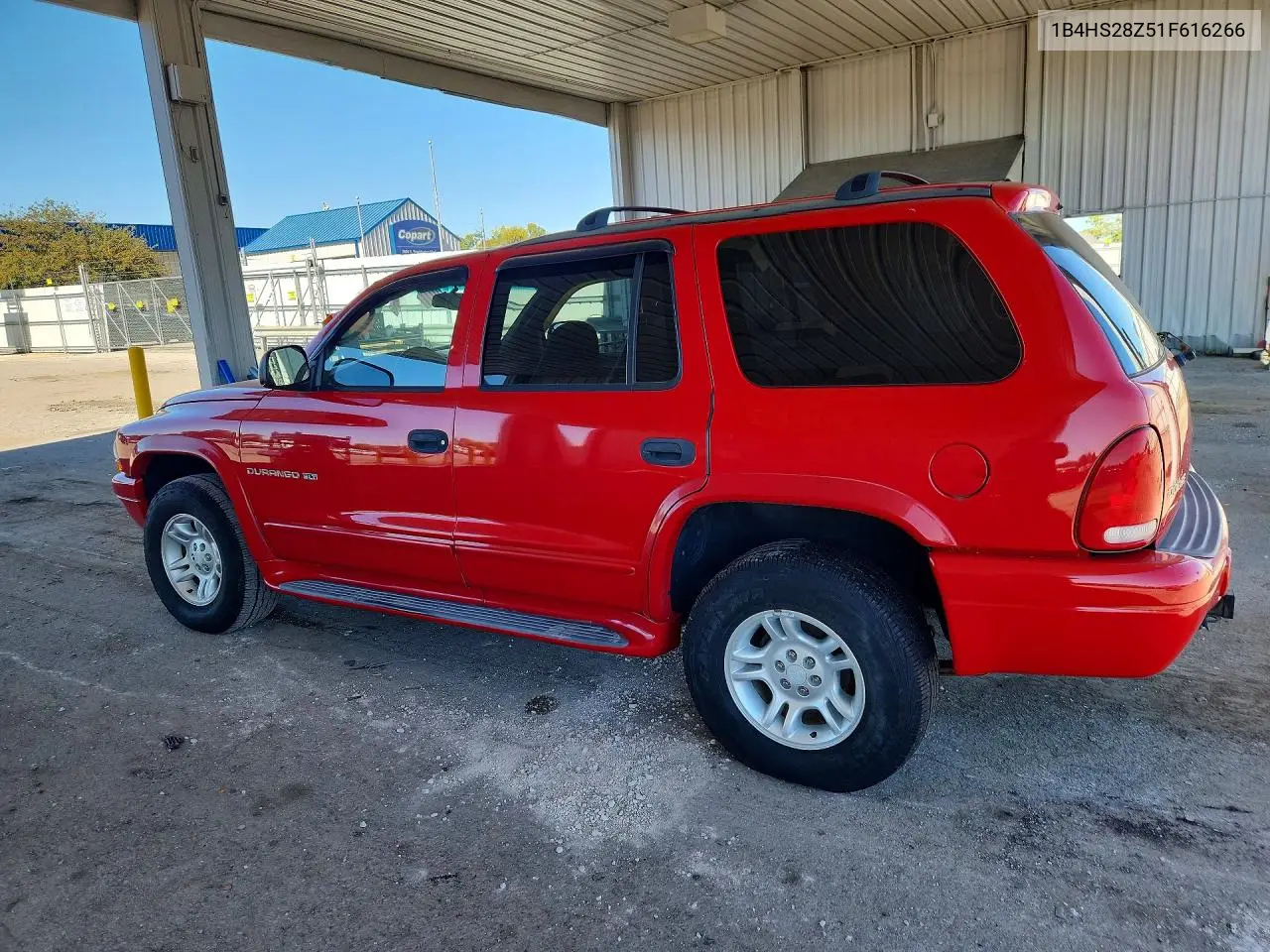 2001 DODGE DURANGO VIN 1B4HS28Z51F616266 — фото 2