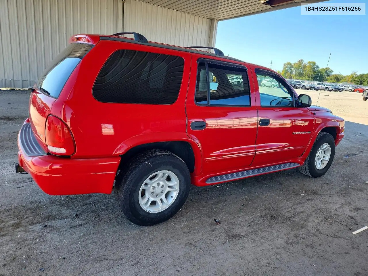 2001 DODGE DURANGO VIN 1B4HS28Z51F616266 — фото 3