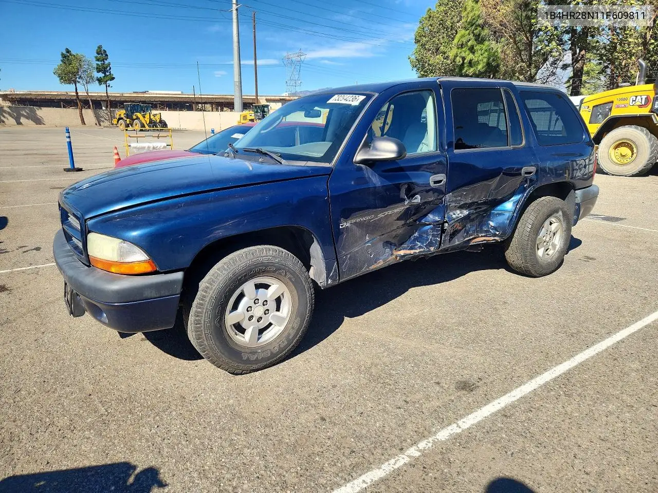 DODGE DURANGO 2001, VIN 1B4HR28N11F609811
