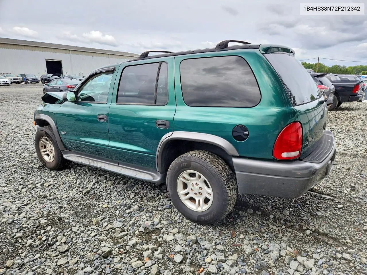 2002 DODGE DURANGO VIN 1B4HS38N72F212342 — фото 2