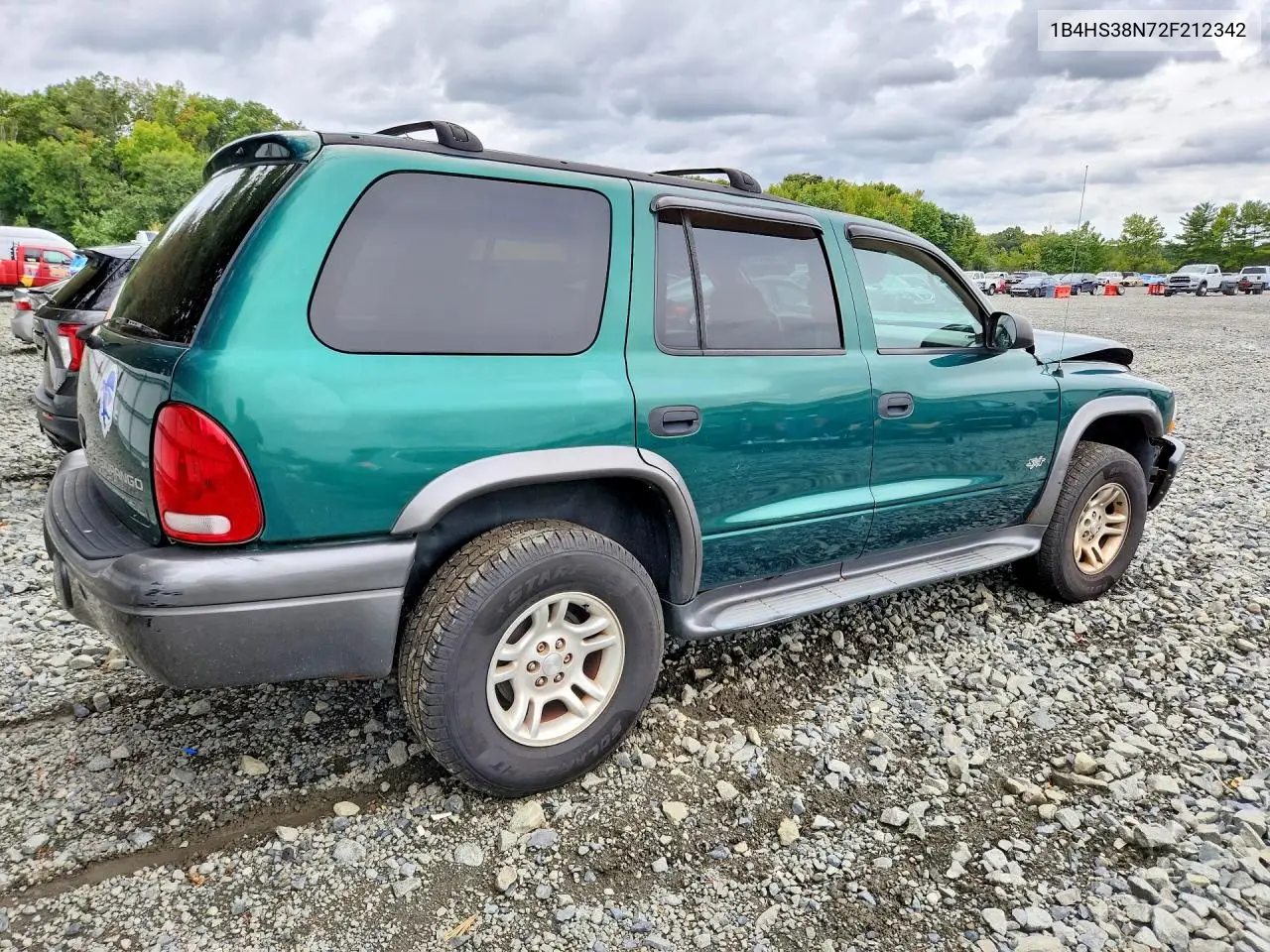 2002 DODGE DURANGO VIN 1B4HS38N72F212342 — фото 3