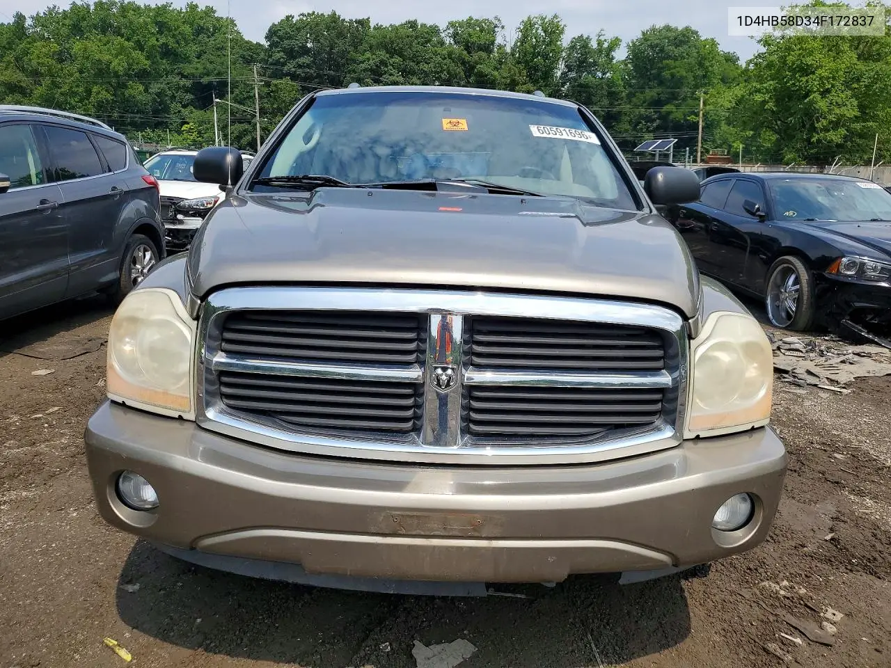 2004 DODGE DURANGO VIN 1D4HB58D34F172837 — фото 5