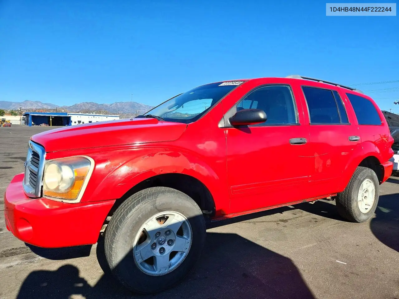 DODGE DURANGO 2004, VIN 1D4HB48N44F222244