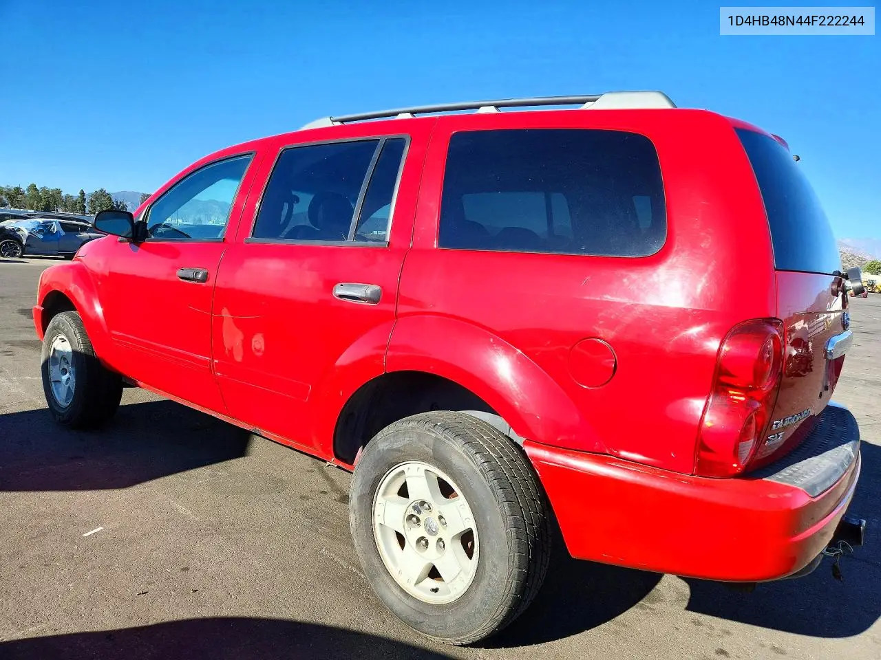 2004 DODGE DURANGO VIN 1D4HB48N44F222244 — фото 2