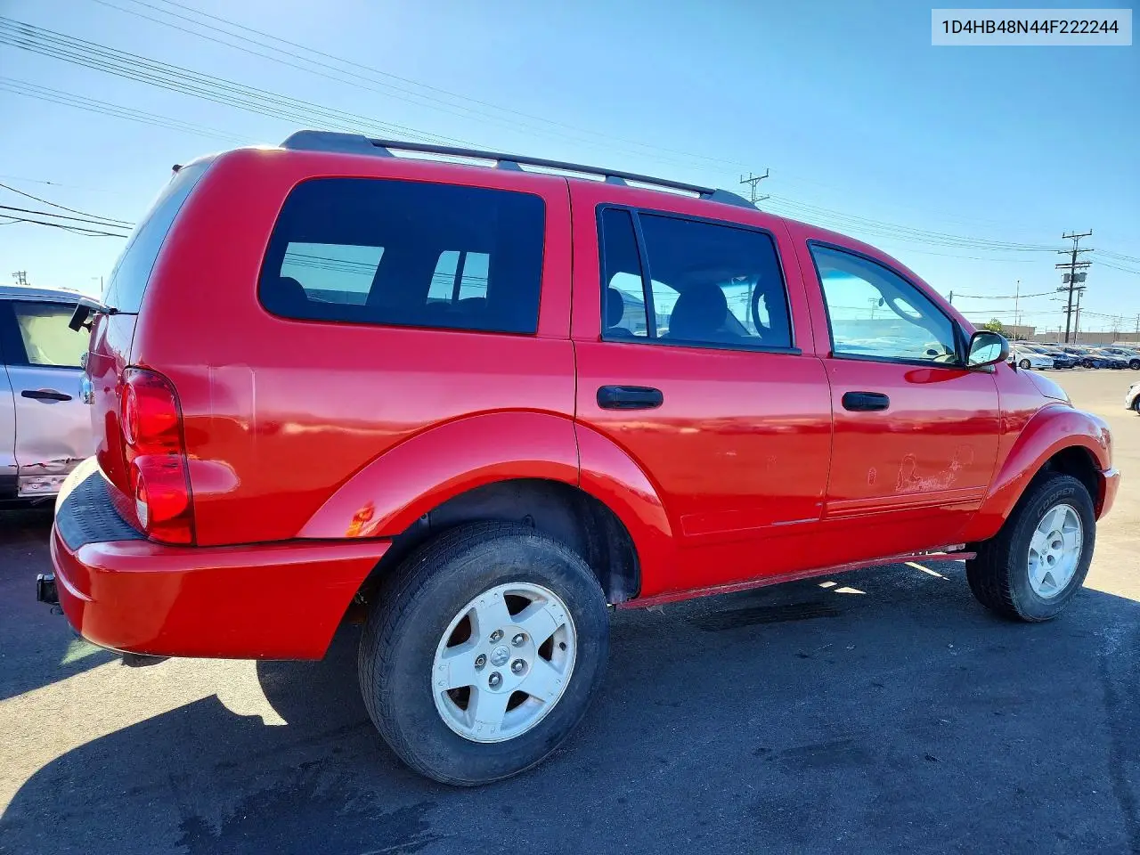2004 DODGE DURANGO VIN 1D4HB48N44F222244 — фото 3