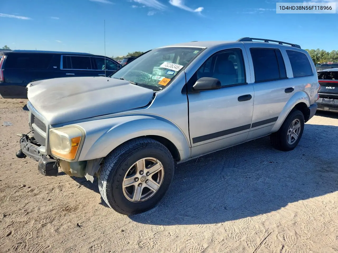 DODGE DURANGO 2006, VIN 1D4HD38N56F118966