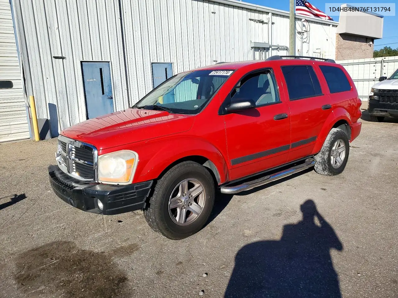 DODGE DURANGO 2006, VIN 1D4HB48N76F131794