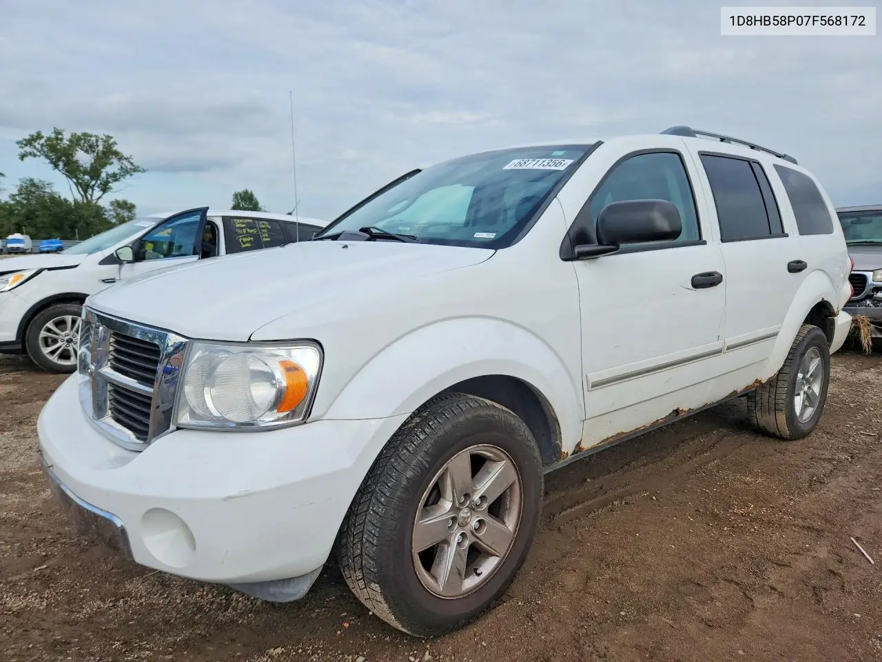 DODGE DURANGO 2007, VIN 1D8HB58P07F568172