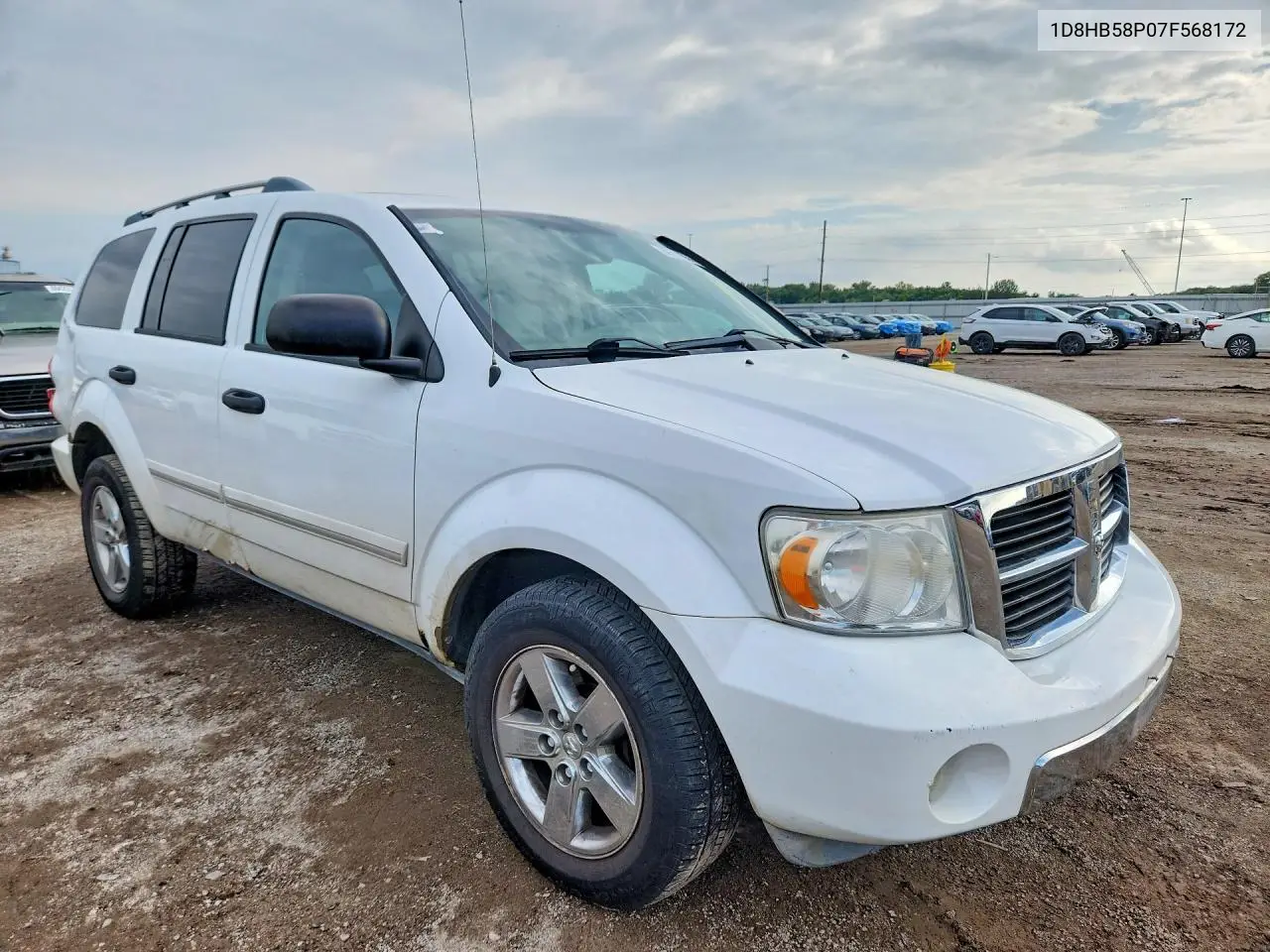 2007 DODGE DURANGO VIN 1D8HB58P07F568172 — фото 4