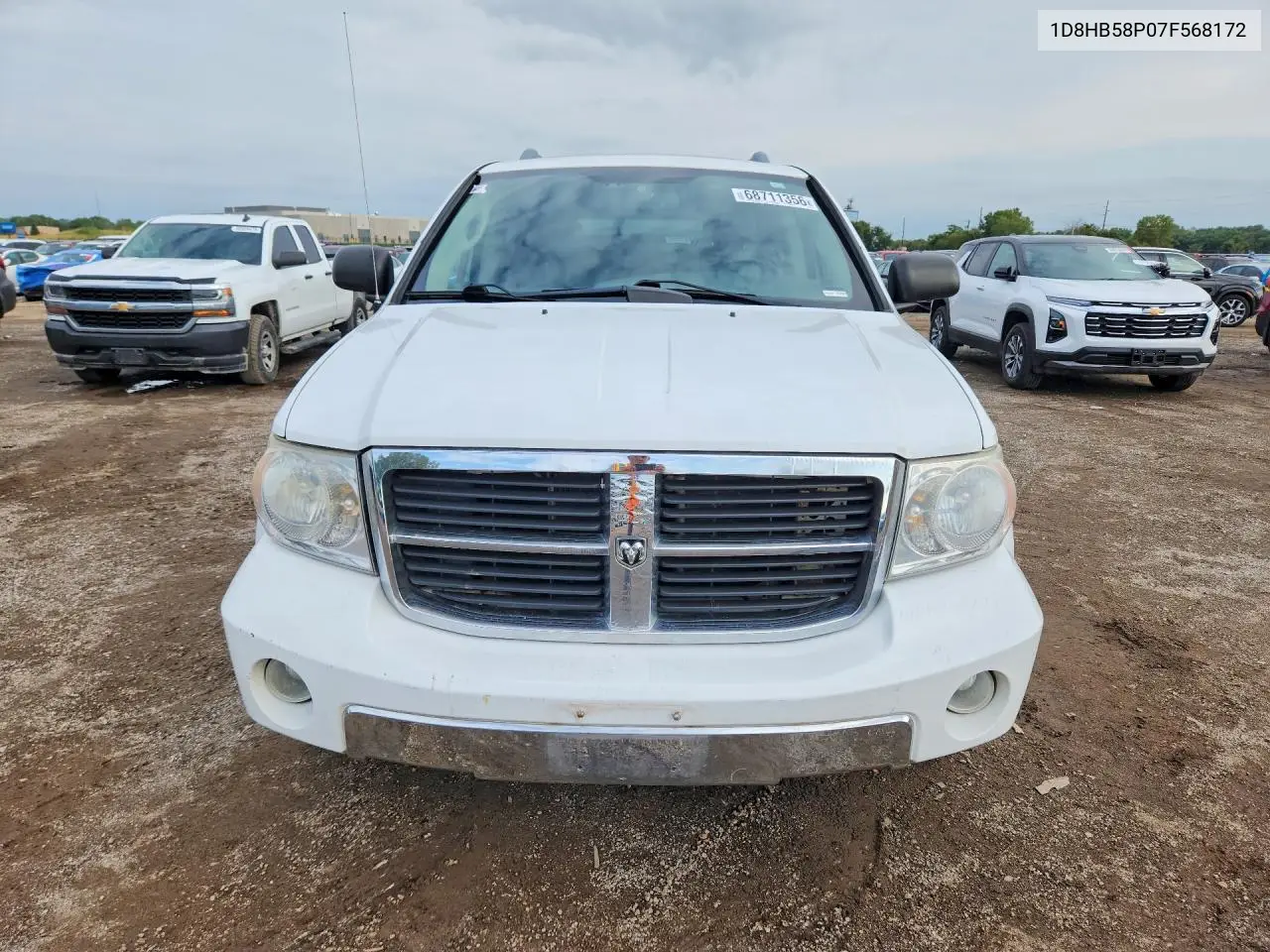 2007 DODGE DURANGO VIN 1D8HB58P07F568172 — фото 5