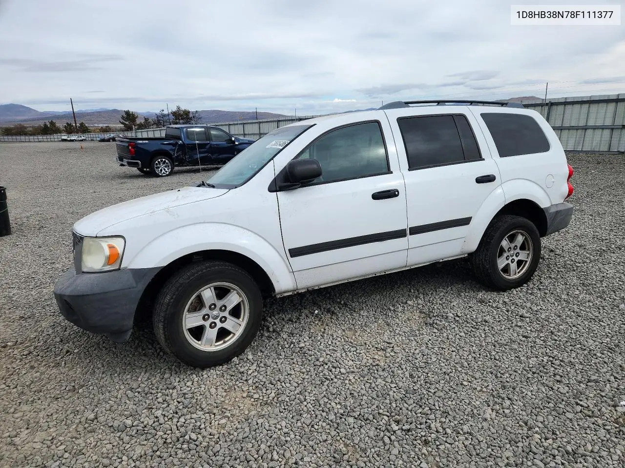 DODGE DURANGO 2008, VIN 1D8HB38N78F111377