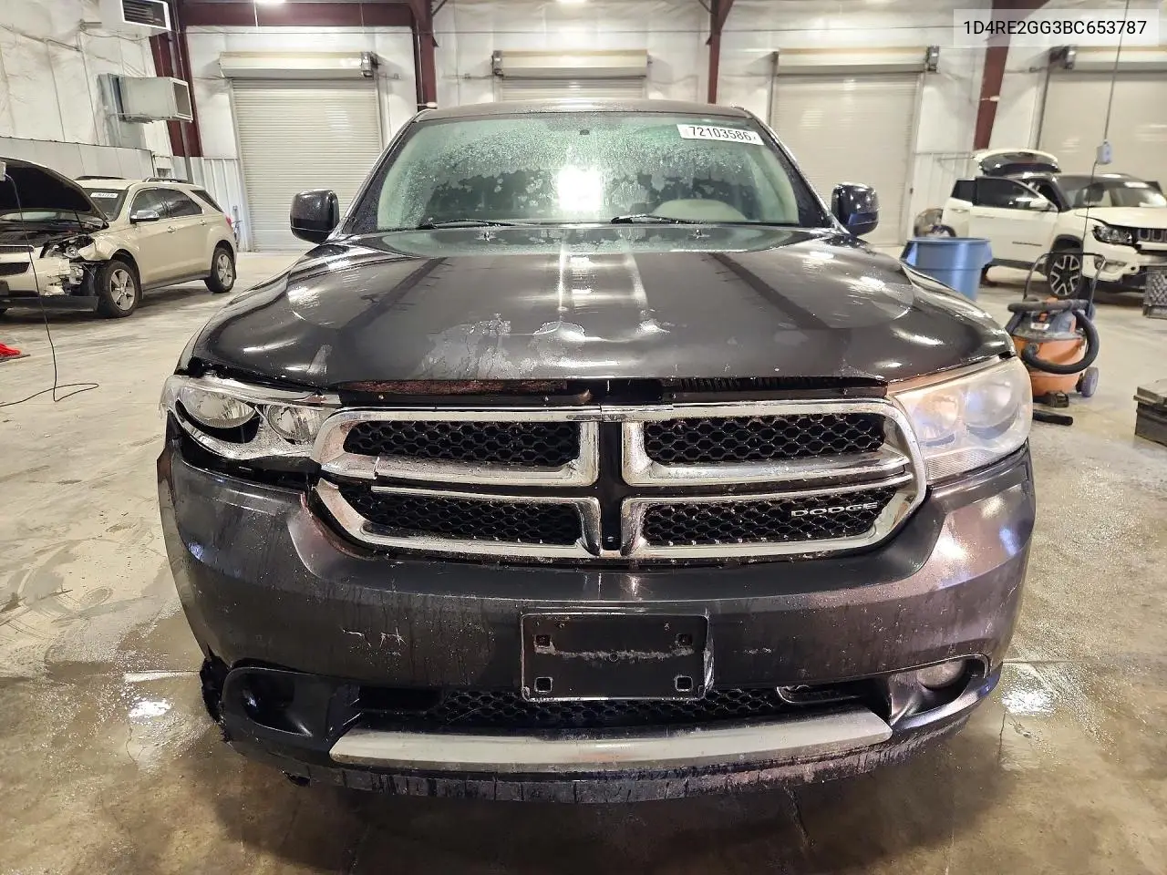 2011 DODGE DURANGO VIN 1D4RE2GG3BC653787 — фото 5