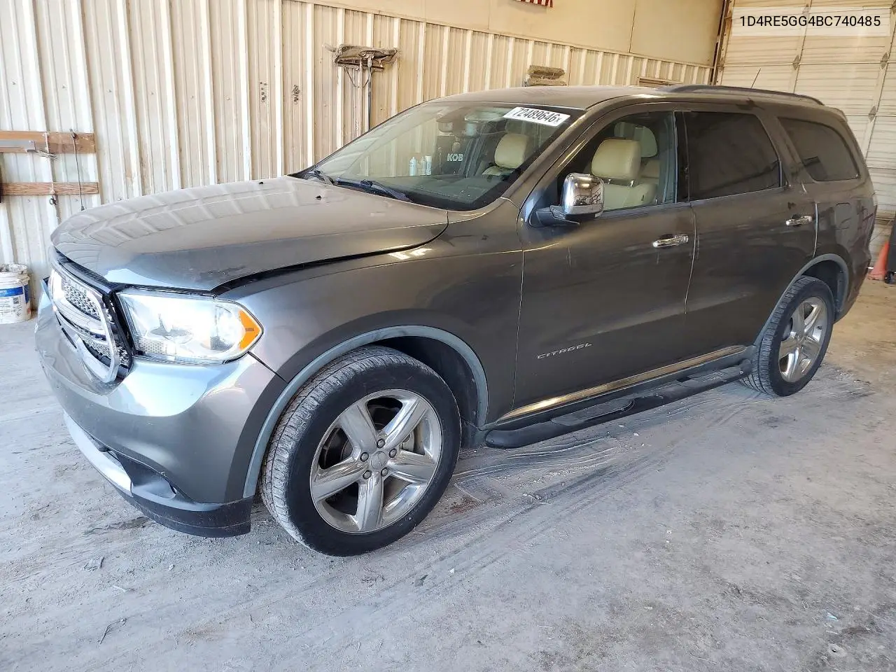 DODGE DURANGO 2011, VIN 1D4RE5GG4BC740485