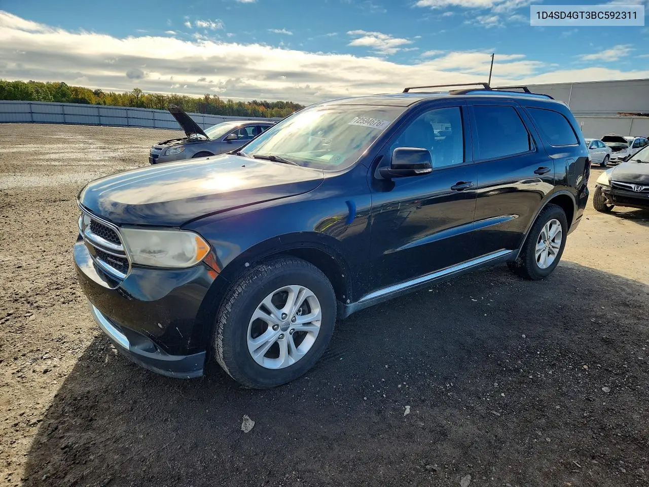 DODGE DURANGO 2011, VIN 1D4SD4GT3BC592311