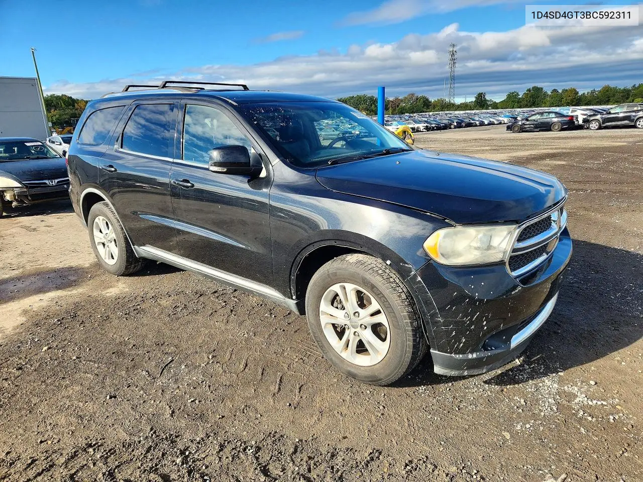 2011 DODGE DURANGO VIN 1D4SD4GT3BC592311 — фото 4