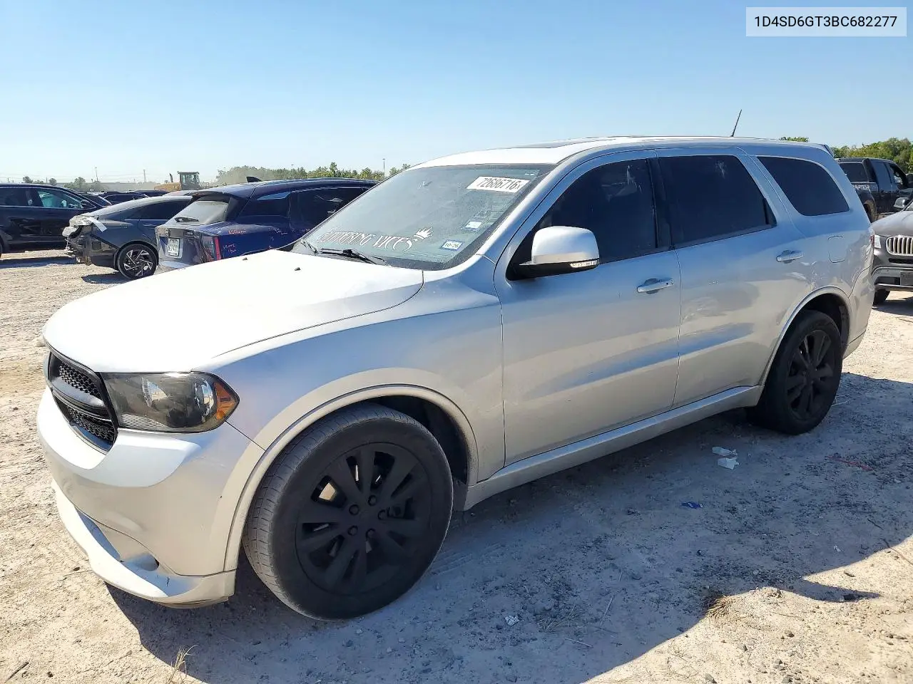 DODGE DURANGO 2011, VIN 1D4SD6GT3BC682277