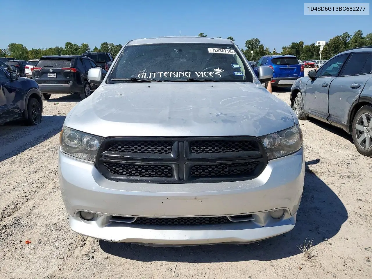 2011 DODGE DURANGO VIN 1D4SD6GT3BC682277 — фото 5