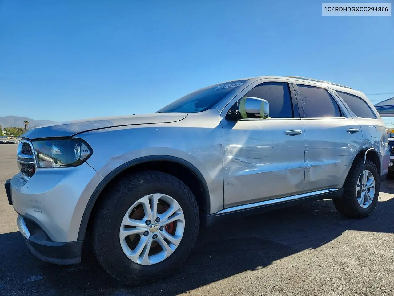 DODGE DURANGO 2012, VIN 1C4RDHDGXCC294866
