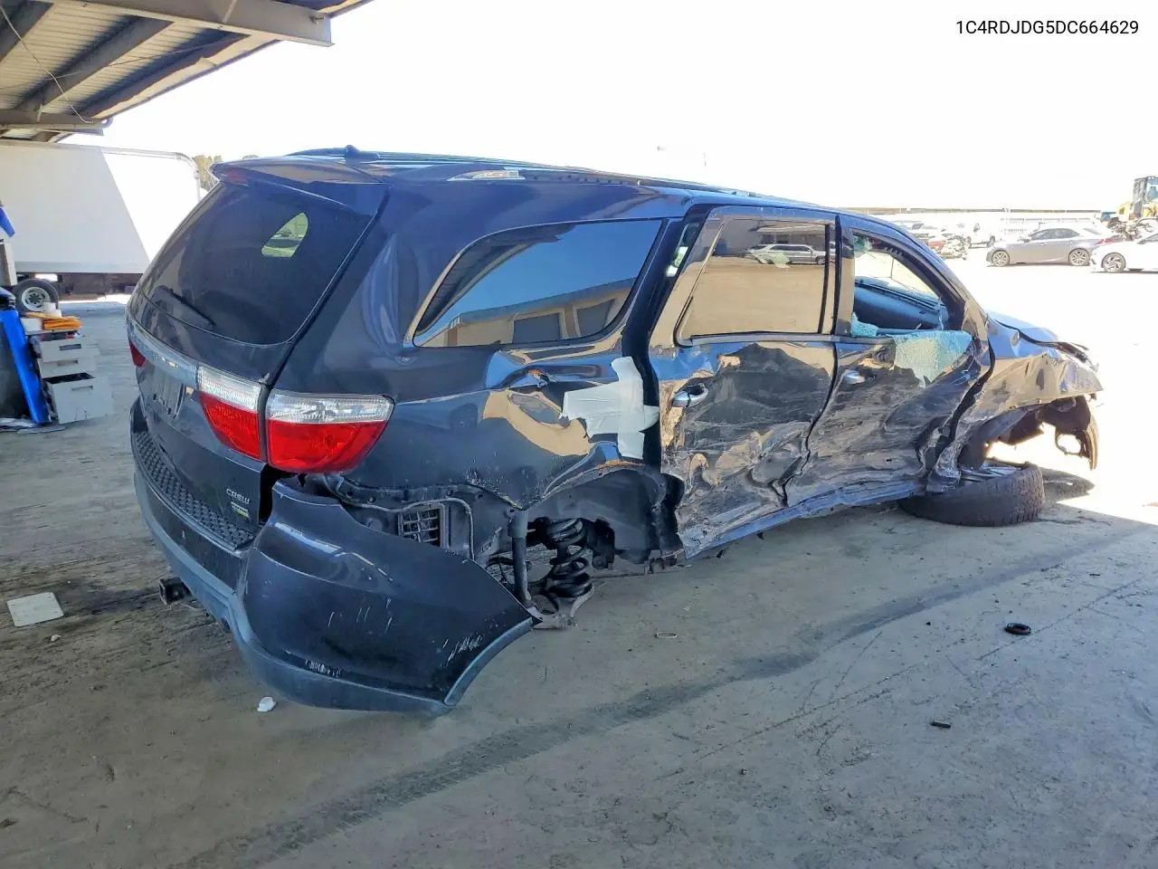 2013 DODGE DURANGO VIN 1C4RDJDG5DC664629 — фото 3