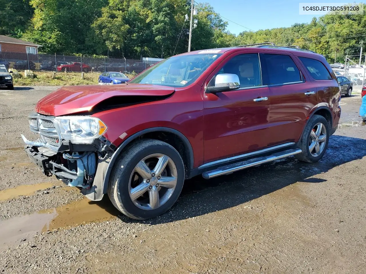 DODGE DURANGO 2013, VIN 1C4SDJET3DC591208