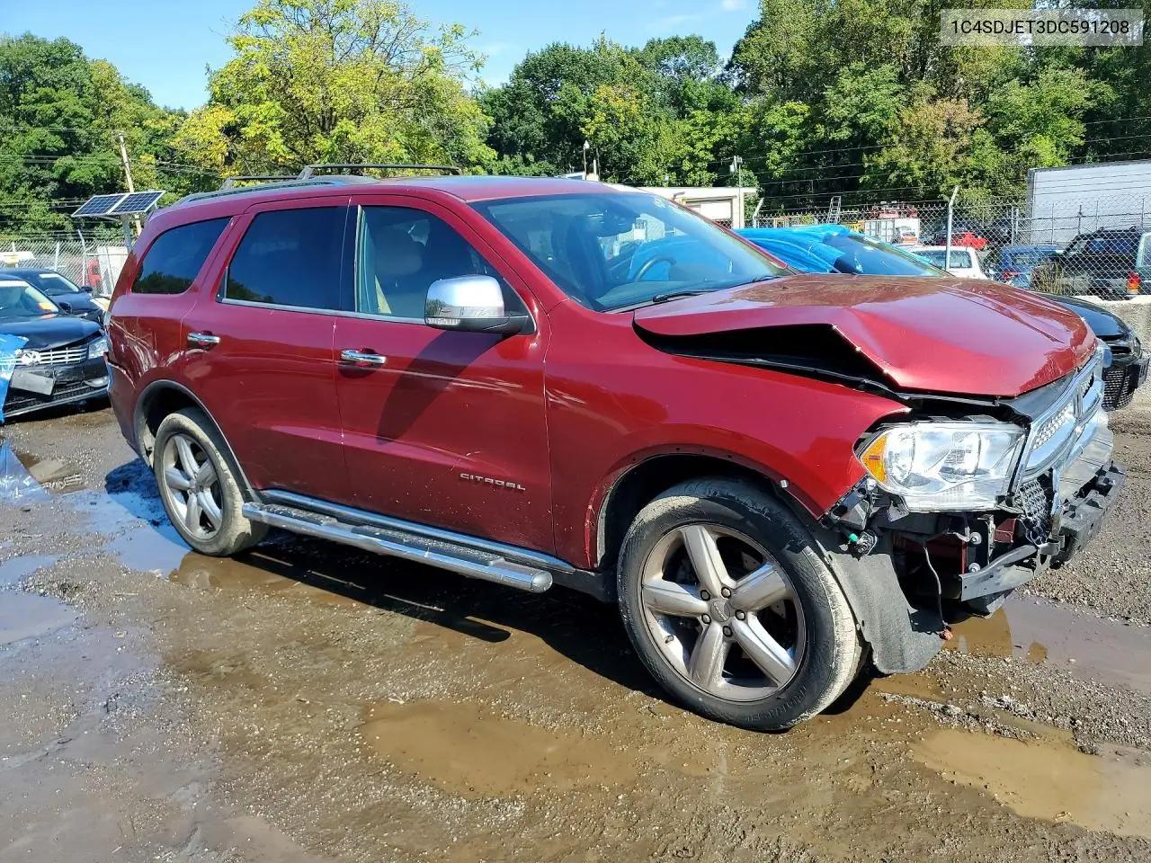 2013 DODGE DURANGO VIN 1C4SDJET3DC591208 — фото 4