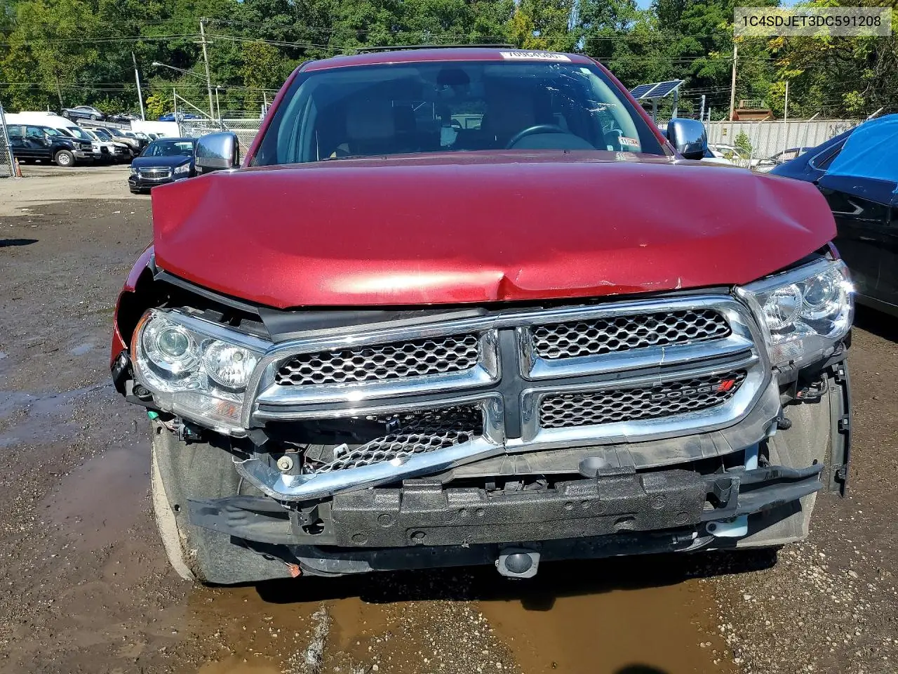 2013 DODGE DURANGO VIN 1C4SDJET3DC591208 — фото 5