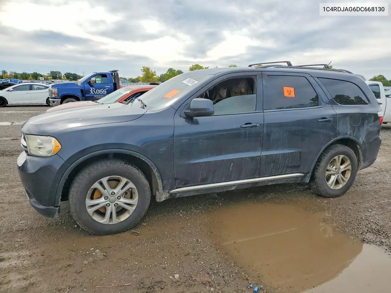 DODGE DURANGO 2013, VIN 1C4RDJAG6DC668130
