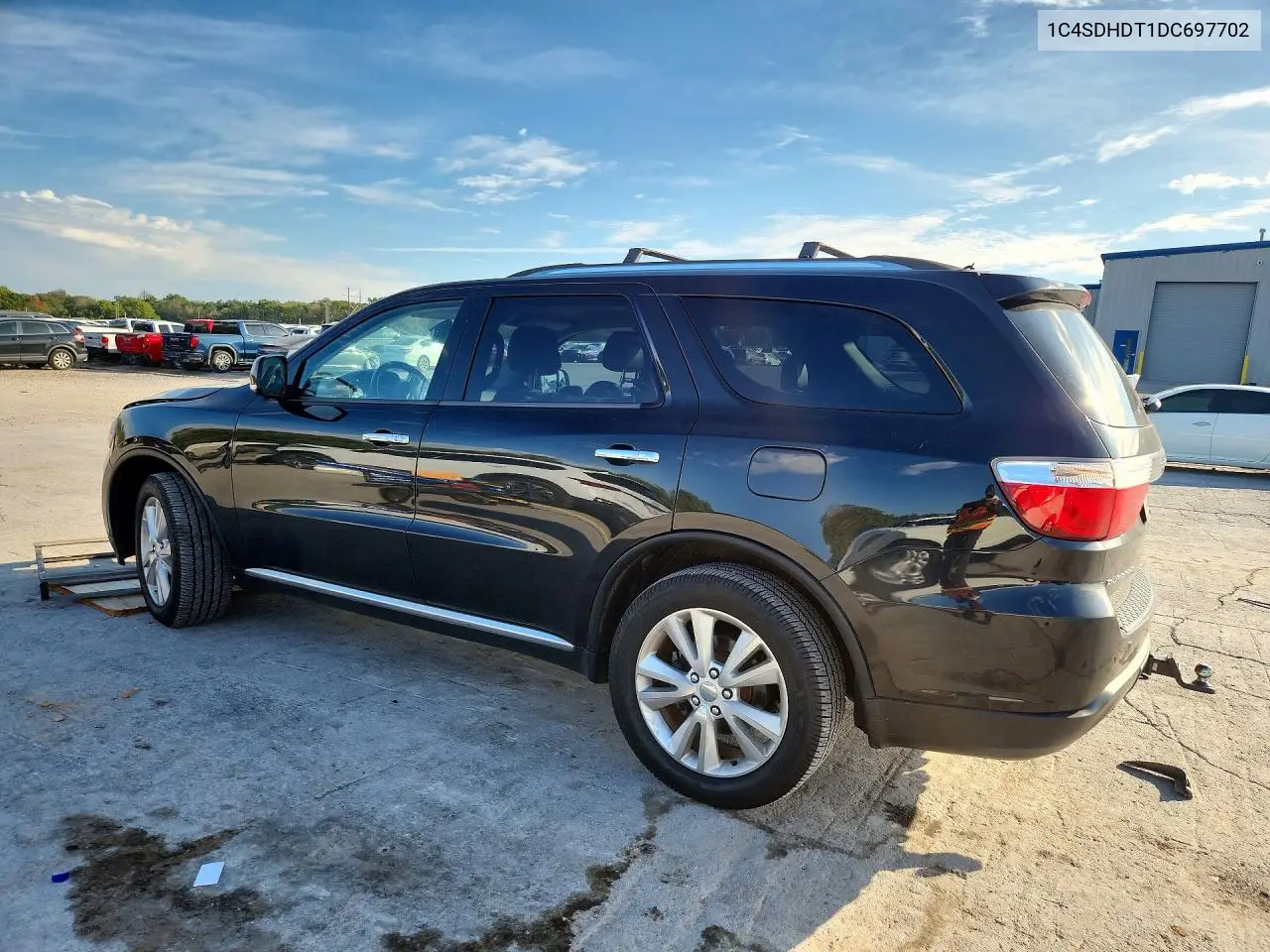 2013 DODGE DURANGO VIN 1C4SDHDT1DC697702 — фото 2