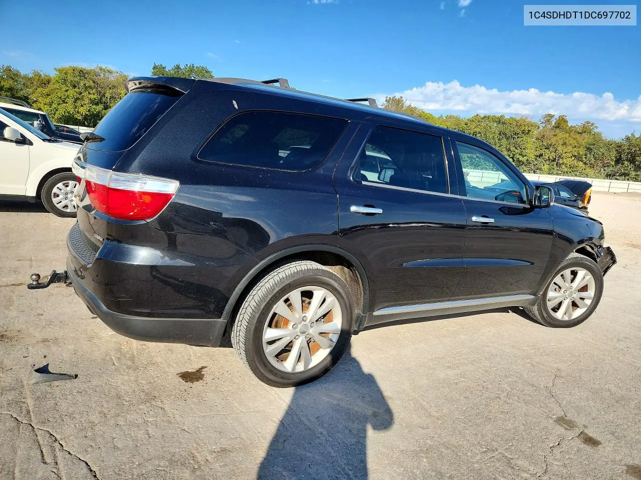 2013 DODGE DURANGO VIN 1C4SDHDT1DC697702 — фото 3