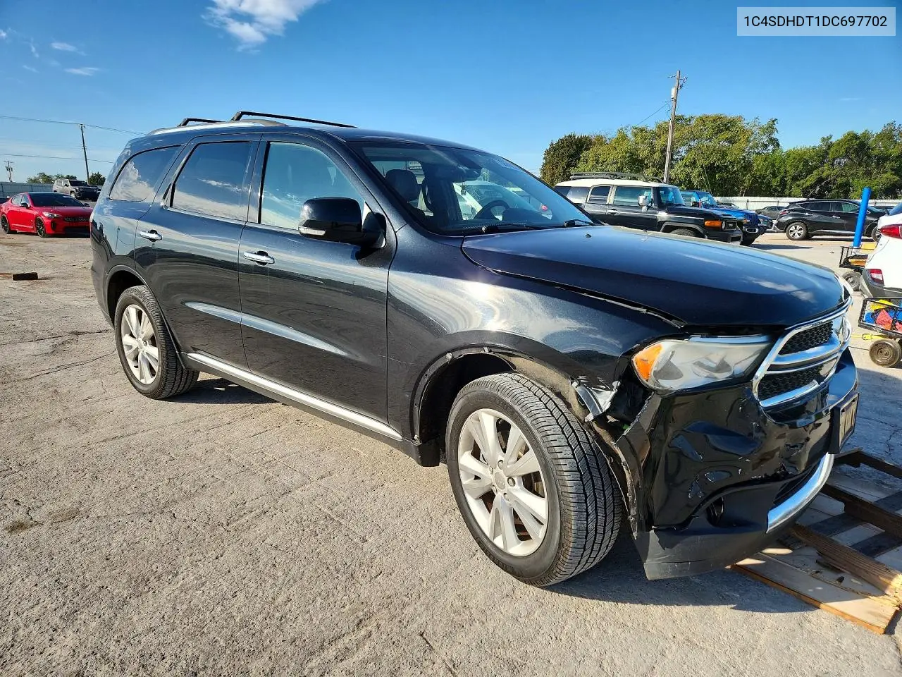 2013 DODGE DURANGO VIN 1C4SDHDT1DC697702 — фото 4
