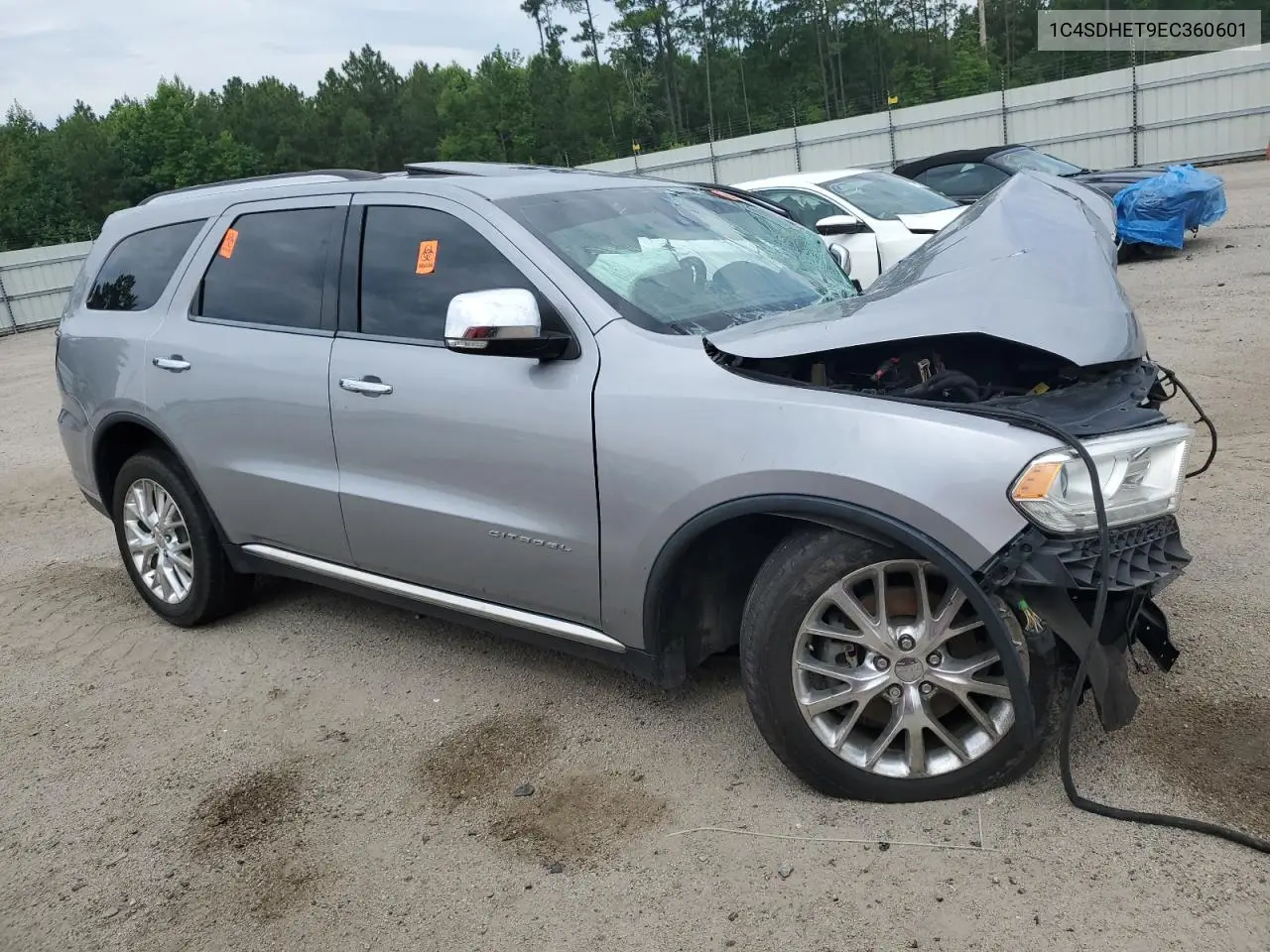 2014 DODGE DURANGO VIN 1C4SDHET9EC360601 — фото 4