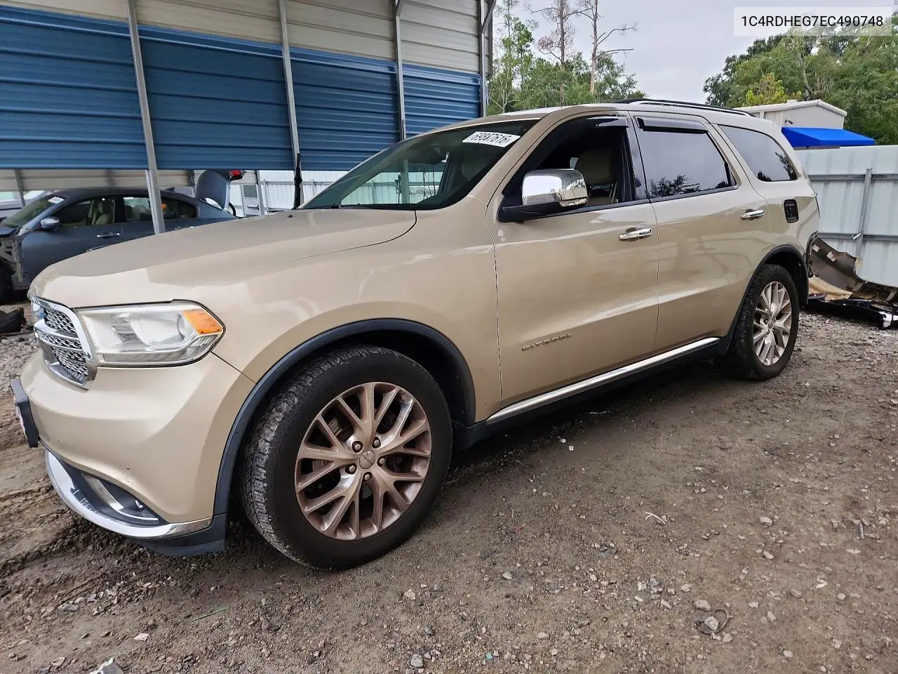 DODGE DURANGO 2014, VIN 1C4RDHEG7EC490748