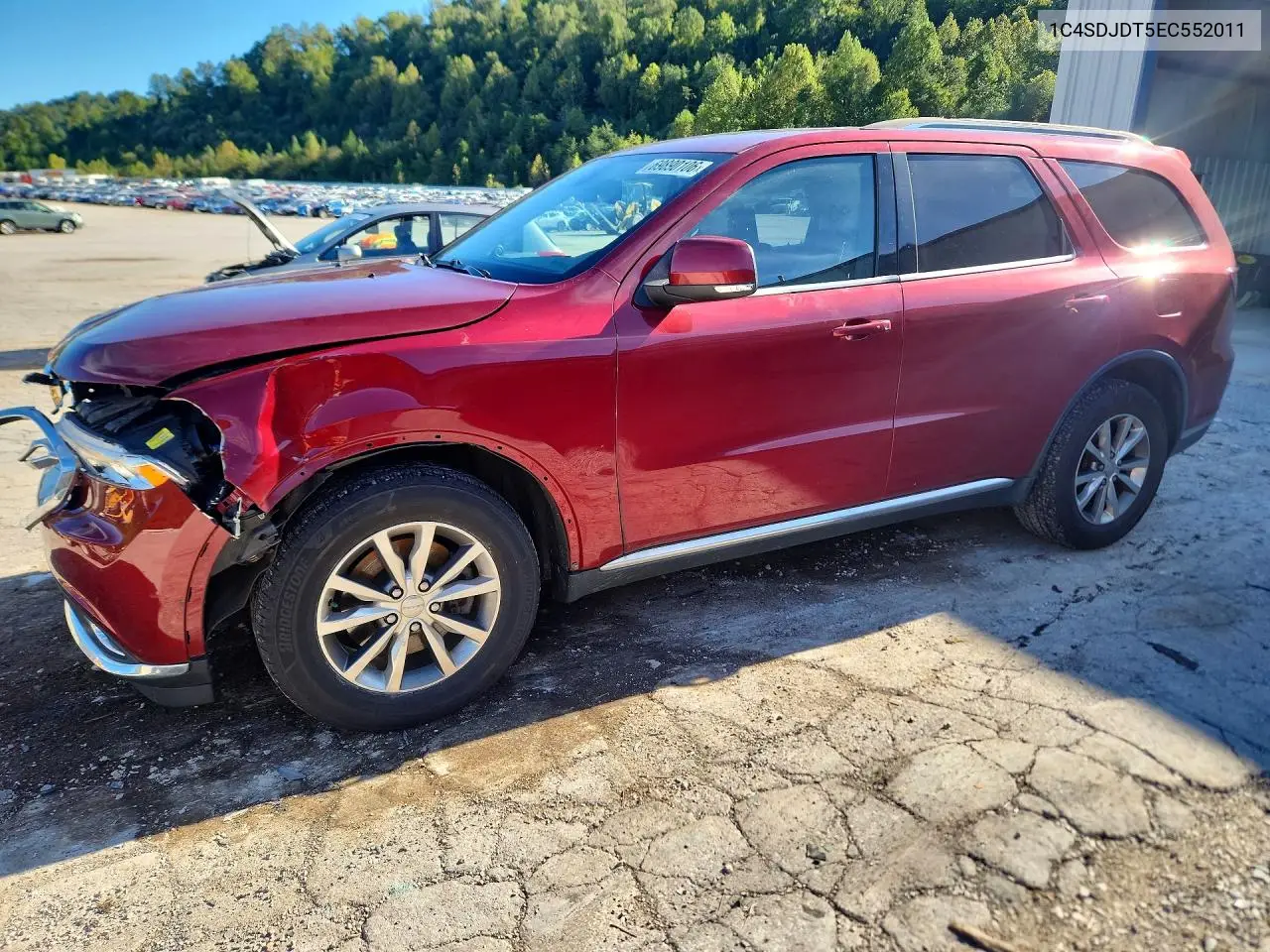 2014 DODGE DURANGO VIN 1C4SDJDT5EC552011 — фото 2