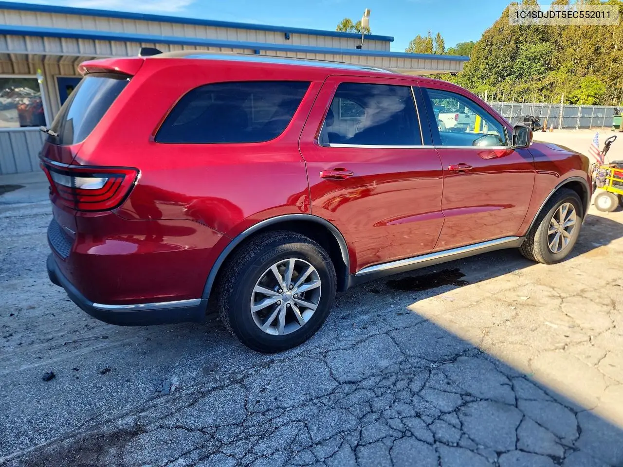 2014 DODGE DURANGO VIN 1C4SDJDT5EC552011 — фото 4