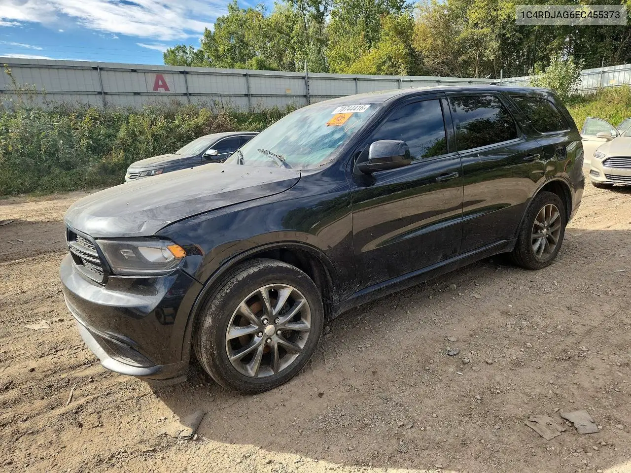 DODGE DURANGO 2014, VIN 1C4RDJAG6EC455373