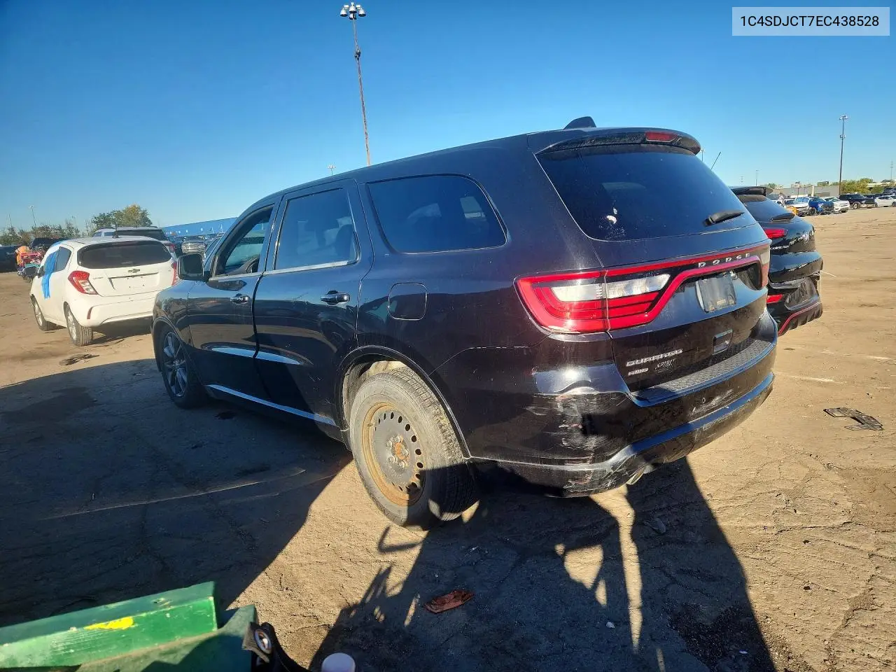 2014 DODGE DURANGO VIN 1C4SDJCT7EC438528 — фото 2
