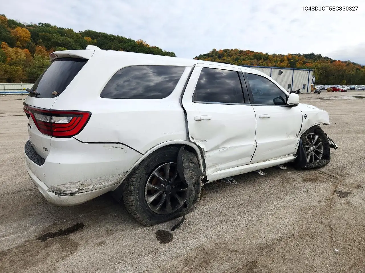 2014 DODGE DURANGO VIN 1C4SDJCT5EC330327 — фото 3