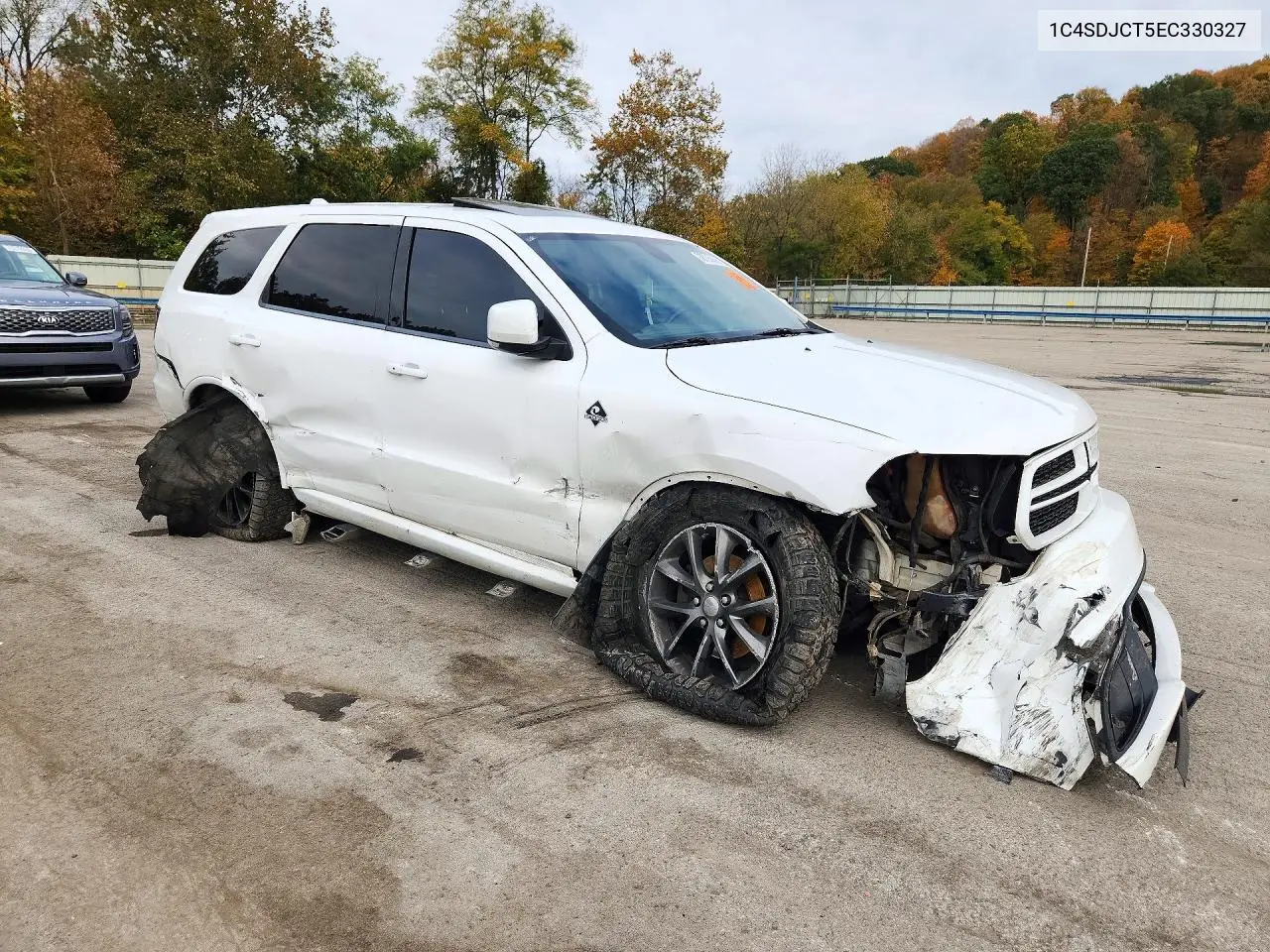 2014 DODGE DURANGO VIN 1C4SDJCT5EC330327 — фото 4