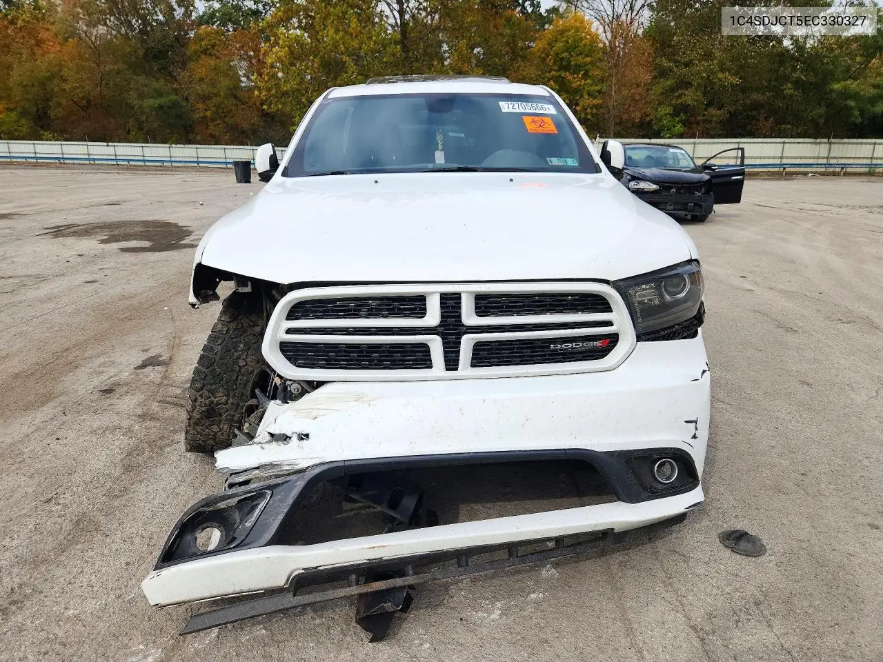 2014 DODGE DURANGO VIN 1C4SDJCT5EC330327 — фото 5