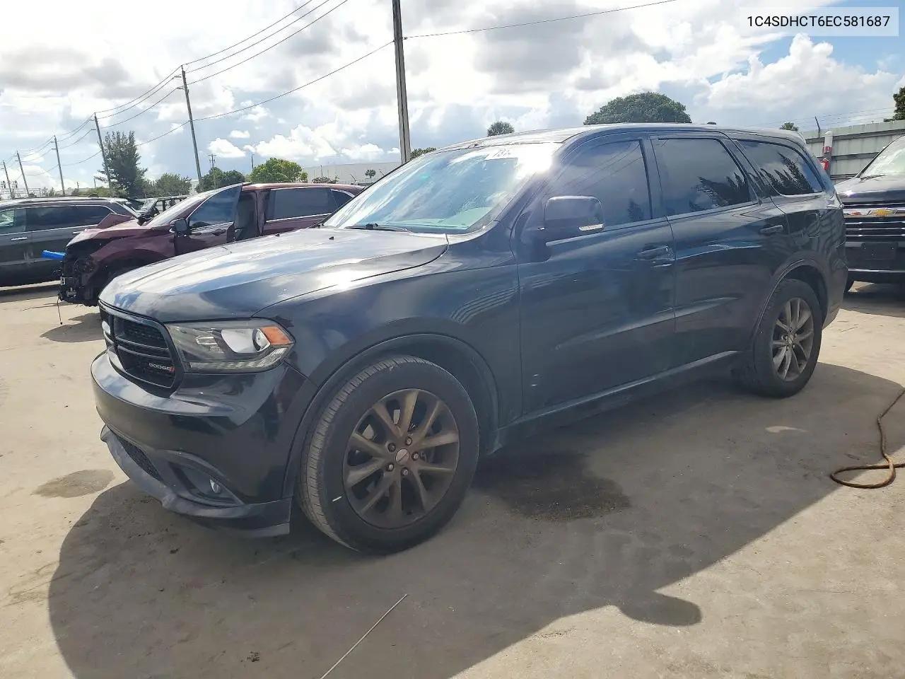 DODGE DURANGO 2014, VIN 1C4SDHCT6EC581687
