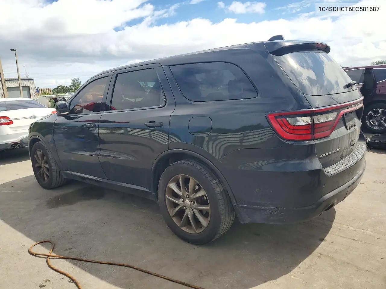 2014 DODGE DURANGO VIN 1C4SDHCT6EC581687 — фото 2