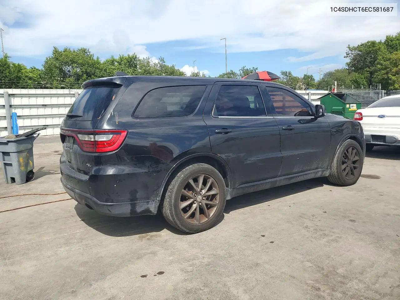 2014 DODGE DURANGO VIN 1C4SDHCT6EC581687 — фото 3