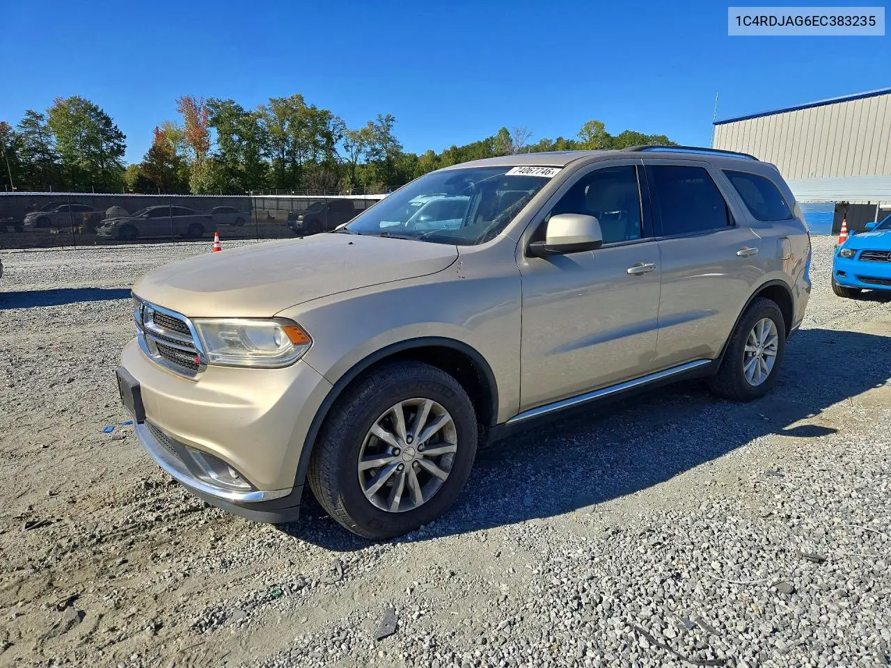 DODGE DURANGO 2014, VIN 1C4RDJAG6EC383235