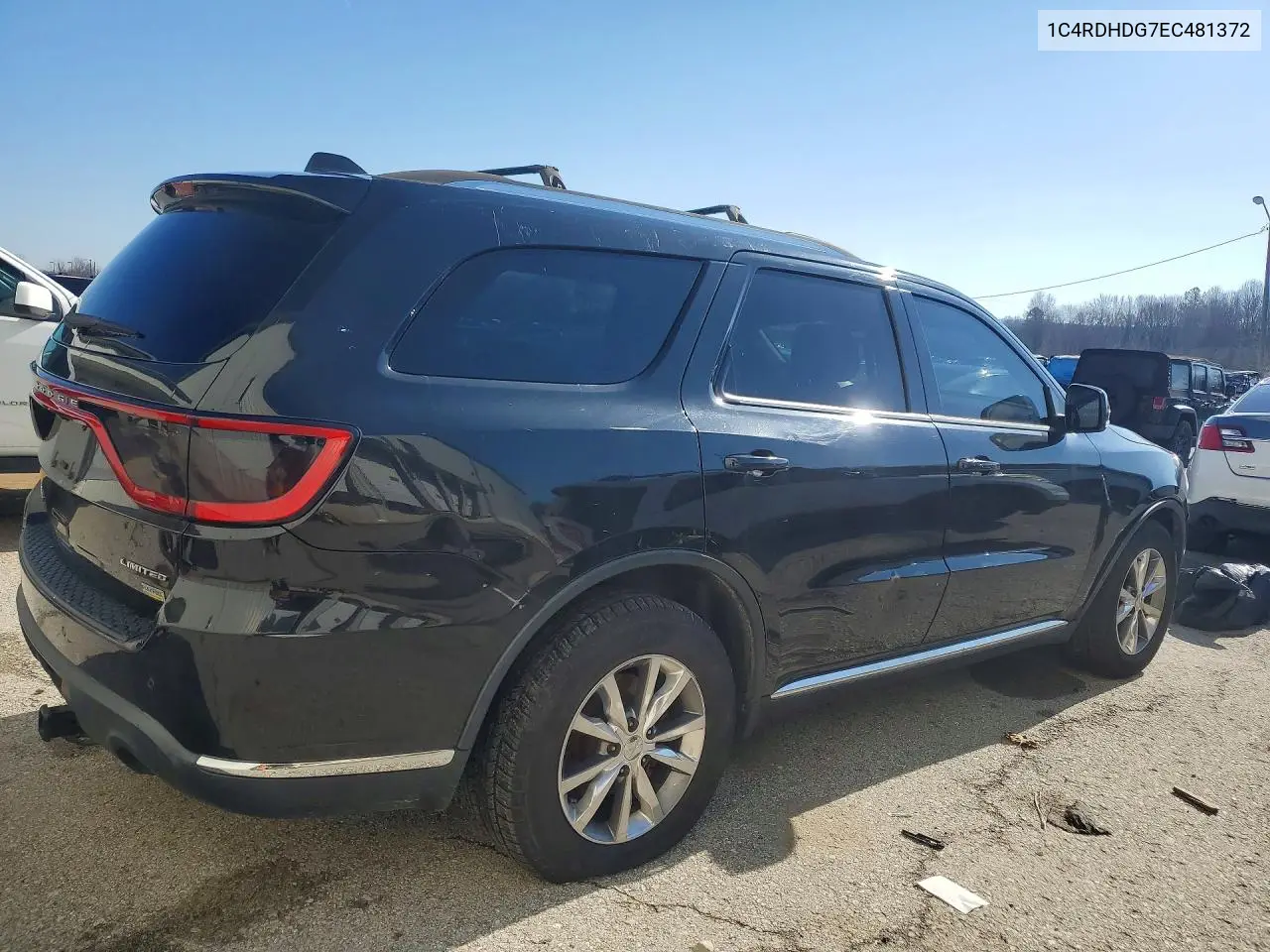 2014 DODGE DURANGO VIN 1C4RDHDG7EC481372 — фото 3