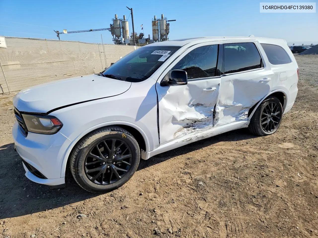 DODGE DURANGO 2015, VIN 1C4RDHDG4FC139380