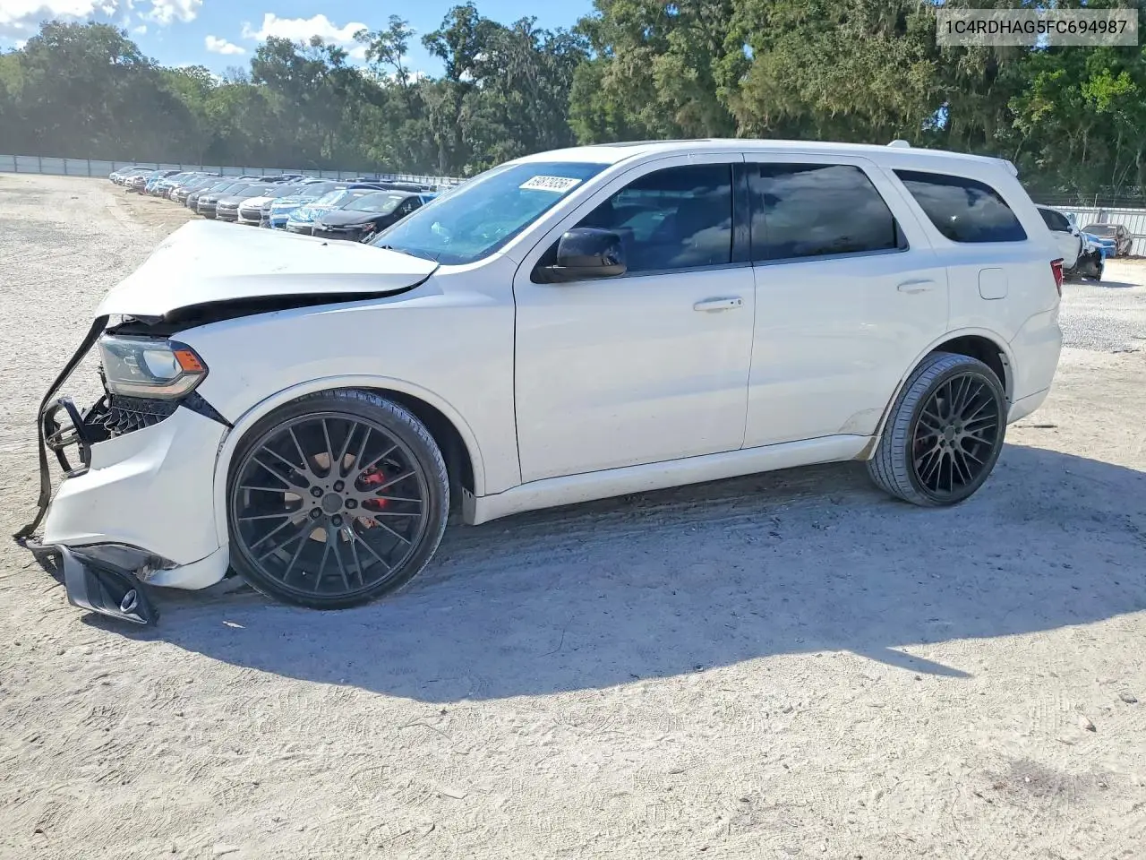DODGE DURANGO 2015, VIN 1C4RDHAG5FC694987